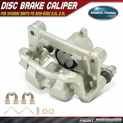 Pinza de freno lateral del pasajero delantero con soporte para Hyundai Santa Fe 2019-2020 Foto 1 de 4