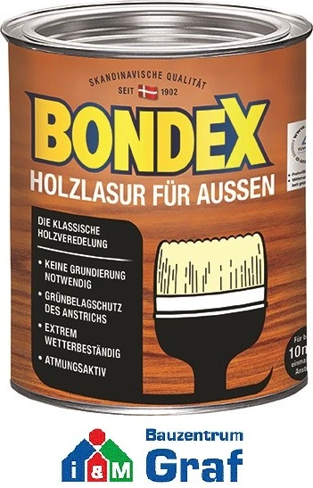 Bondex Holzlasur für außen 0,75l / Verschiedene Farben / #873 - Bild 1 von 1
