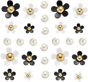 Flower Shoe Charms for Clog Sandals Bracelets Accessories Decoration, Summer Cut - Picture 1 of 12