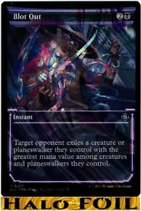 1x - Blot Out - HALO FOIL - March of the Machine: The Aftermath - UC NM MTG - Picture 1 of 1