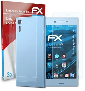 atFoliX 3x Película Protectora para Sony Xperia XZs transparente - Picture 1 of 9