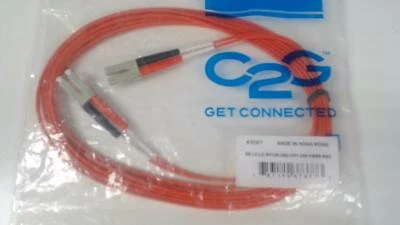 3M - LC / LC 50/125 Duplex MM Fiber Optic Cable - Red - Image 1 of 2