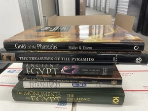 Lot 10 Books on Egypt Pharoahs Pyramids Religion Civilization Temples Napoleon - Picture 1 of 17