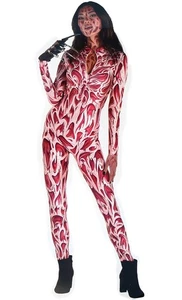 NUEVO Disfraz de Gato con Cicatrices Amscan Para Mujer Talla L/XL 1-PC Body de Halloween - Imagen 1 de 5