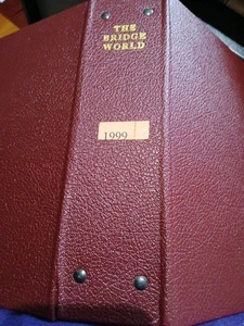 1999 The Bridge World Bound in Hardcover Binder Vol 70 #4-12/ 71-#1-3 /12 Months - Picture 1 of 13