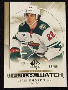 Reloj Futuro Limitado Oro Auténtico 2024-25 SP #143 Liam Ohgren RC 95/99 - Imagen 1 de 2