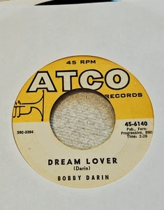 Bobby Darin - Dream Lover/Bullmoose 45.  "1959" - ATCO Records# 6140 - Picture 1 of 2