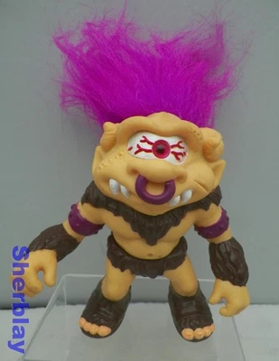 Vintage 1992 Hasbro Battle Trolls CyClops Troll 5" Action Figure Waist Rotation - Image 1 of 4
