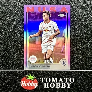 TOPPS CROMO UEFA 2024-25 ANTONIO NUSA/299 REFRACTOR VIOLETA LEIPZIG - Imagen 1 de 2
