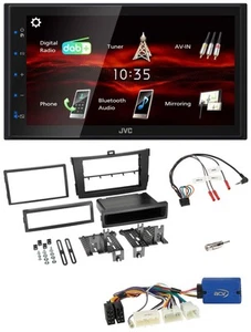 JVC USB Bluetooth Lenkrad DAB 2DIN Autoradio für Toyota Corolla 2009-2013 schwar - Bild 1 von 10