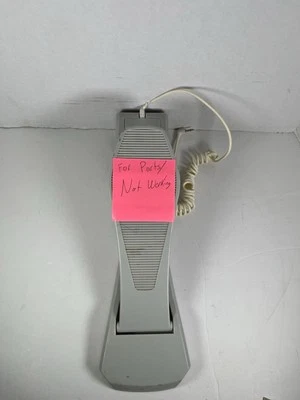 Wii Rock Band Kick Pedal Only - White cord - FOR PARTS / NOT WORKING - Image 1 of 4