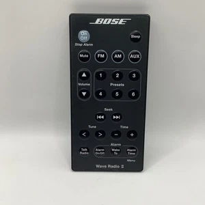 Bose Acoustic Wave Music radio System II Remote Control Black New - Picture 1 of 6