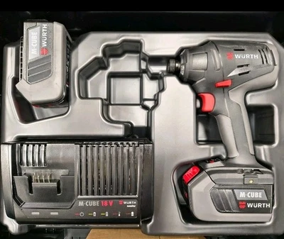 Würth Impulsi 1/4 BASIC 18V Trapano Avvitatore con 2 Batterie - Immagine 1 di 2