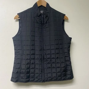 Relativity Womens Large L Quilted Vest Full Zip Light Weight Pockets Pre-Owned - Picture 1 of 5