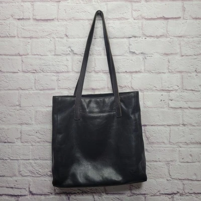 Patricia Nash Heritage Viana Tote Bag Purse Charcoal Leather Double Handle Zip - Image 1 of 4