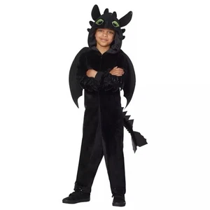 Toothless Costume How Train Dragon Night Fury 1PC Youth Medium RARE Spirit - Picture 1 of 2