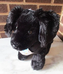 Build a Bear Promise Pets Black Lab Puppy Dog 12” +Ruff + Tough Tee Shirt - Picture 1 of 6
