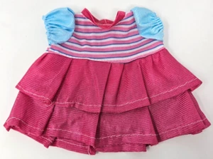 18" Doll Pink & Blue Ruffle Layer Dress Fits American Girl - Picture 1 of 2