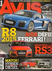 AVUS 31 AUDI RS3 A3 SPORTBACK QUATTRO MB 88 R8 TOUR AUTO PROLOGUE AVANT CONCEPT - Imagen 1 de 3