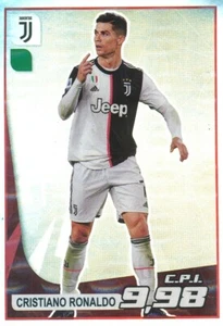 790 CRISTIANO RONALDO # TOP PLAYER JUVENTUS METAL STICKER PANINI CALCIATORI 2020 - Picture 1 of 1
