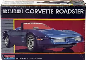 Monogramm Metallake Corvette Roadster, Maßstab 1:24, Vintage 1987, Neu! Neu im Karton!! - Bild 1 von 3