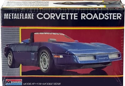 Monogram Metalflake Corvette Roadster, Échelle 1:24, Vintage 1987, Neuf! MISB!! - Photo 1/3