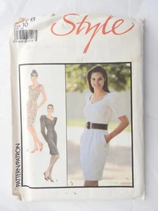 Style 1476 sewing pattern Dress with Sweetheart neckline Sz 10 UNCUT - Picture 1 of 2