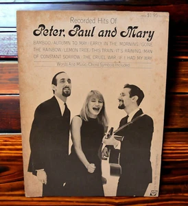 Vintage Song Book "Recorded Hits of Peter, Paul and Mary" 1962 - Picture 1 of 10