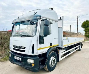 2016 IVECO EUROCARGO 180E25 ALLOY DROPSIDE 18 TON EURO-6 ULEZ SCAFFOLD LOW MILES - Picture 1 of 16