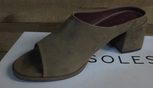 AEROSOLES NINOLE MULE SLIDE SANDAL - JAVA SUEDE - 8M - Picture 1 of 6