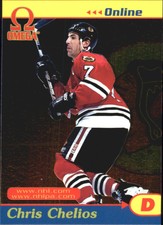 1998-99 (BLACKHAWKS) Pacific Omega Online #6 Chris Chelios