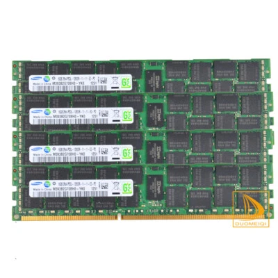 Samsung 64 GB DDR3L RAM 4x 16GB 2RX4 PC3L-12800R 1600MHz ECC REG Server Memory - Image 1 of 4
