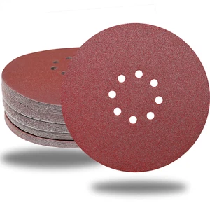 50 PCS 9 Inch 8 Hole Drywall Sanding Disc - 60 80 120 150 240 Grits, 9" Hook-And - Picture 1 of 12