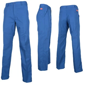 Dickies Mens Trousers  Workwear Heat Resistant Flame Retardant Pants Royal Blue - Picture 1 of 120