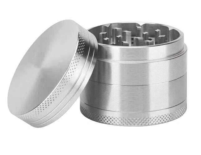 Metal Herb Grinders | 4 Piece Green Coloured Spice Grinder (40mm) 1.5 Inch Small Portable Tobacco Crusher For Herbs, Spices In Four Pieces | Sharp Shark Teeth | Smoking Accessories NEW 2023 - Foto 14