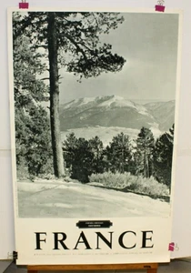 The ORINIGAL FRENCH TRAVEL POSTER ’60 Pyrénées-Orientales Font-Romeu Poster - Picture 1 of 4