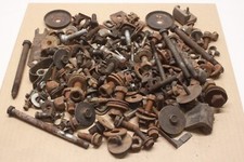Vintage Original Car Truck Engine Body Mechanical Hardware Bolts Clips Washers