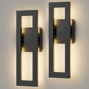 Waterproof Outdoor Exterior Wall Lights 3000k Wall Sconce Lamp for Garden Yard - Picture 1 of 19