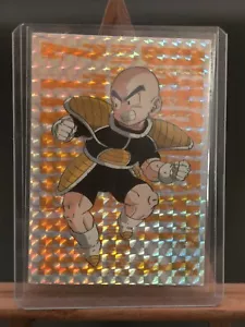 Dragon Ball Z SS Krilin Naranja Lámina Tarjeta G-3 1999 Caja de Arte JPP/AMADA Raro DBZ CCG - Imagen 1 de 3