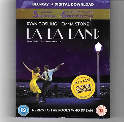 La La Land Blu-ray 2016 Film Rated 12 Musical Drama Romance 128 Minutes Used - Image 1 of 4