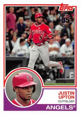 Justin Upton 2018 Topps 1983 Topps #83-55 Angels ID:20374 - Image 1 of 2