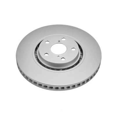 Rotor de freno de disco - Rotor delantero genuino con revestimiento geométrico para 07-11 Lexus GS350 Foto 1 de 4