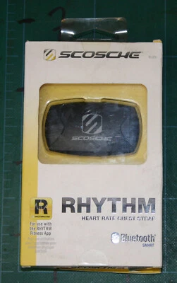 Correa de frecuencia cardíaca Scosche Rhythm NEGRA (TOTALMENTE NUEVA) Foto 1 de 4