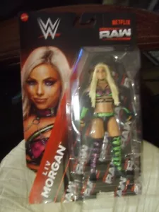 2024 MATTEL~WWE~BASIC SERIES~NETFLIX RAW~LIV MORGAN ~WRESTLING ACTION FIGURE~NEW - Picture 1 of 3