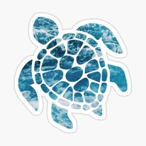 ocean Sea Turtle Animal Die Cut Laptop Decal Sticker - FREE SHIPPING - Picture 1 of 1