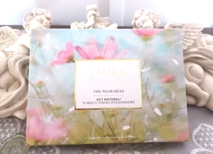LAURA GELLER THE WEARABLES - ACT NATURAL - 12 MULTI-FINISH EYESHADOW PALETTE-NIB - Picture 1 of 2