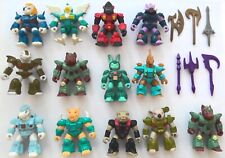 Vintage Battle Beasts Lot.  13 Figures & 6 Weapons.  Takara Hasbro 80s.