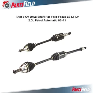 LH+RH x CV Drive Shaft For Ford Focus LS LT LV 2.0L Petrol Automatic 05-11 - Picture 1 of 4