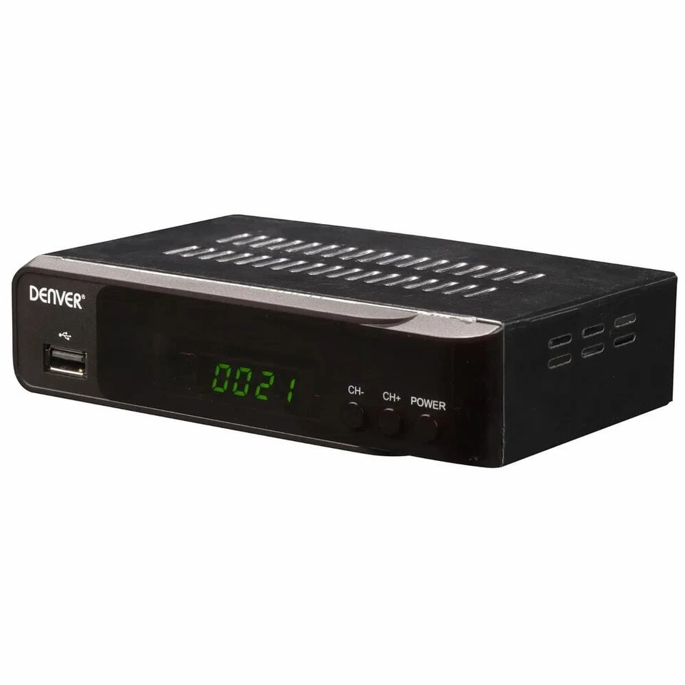Denver DVBS-206 HD SAT-Receiver, DVB-S2, HDMI, USB, Ethernet, 1 Tuner - Bild 1 von 1
