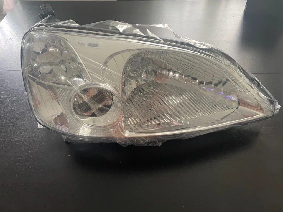 NUEVO 01-03 Honda Civic EM ES JDM Faros Cromados con Reflector Transparente 2 Puertas Cupé Foto 1 de 4